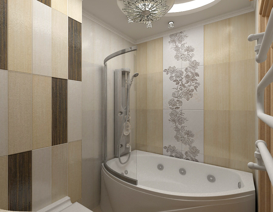 Дизайн-проект 3 к.кв. - Ванная и туалет